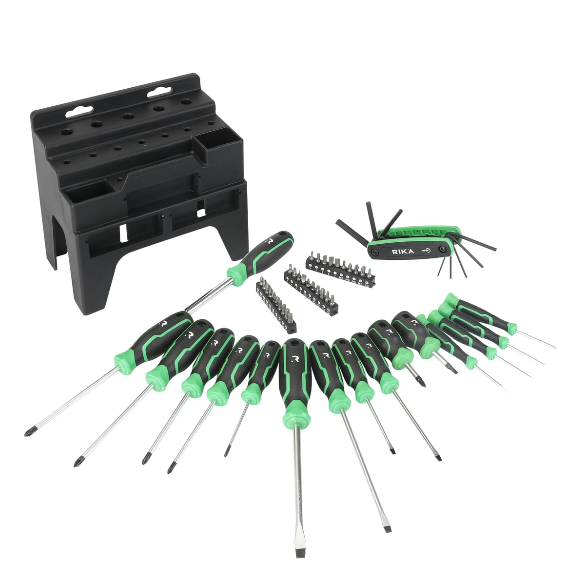 Rikä 54-Piece Professional Screwdriver | Bit and Hex Key Set